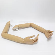 DL170724 Long plastic hands with arms for male mannequin 77cm length arms with hanging cap